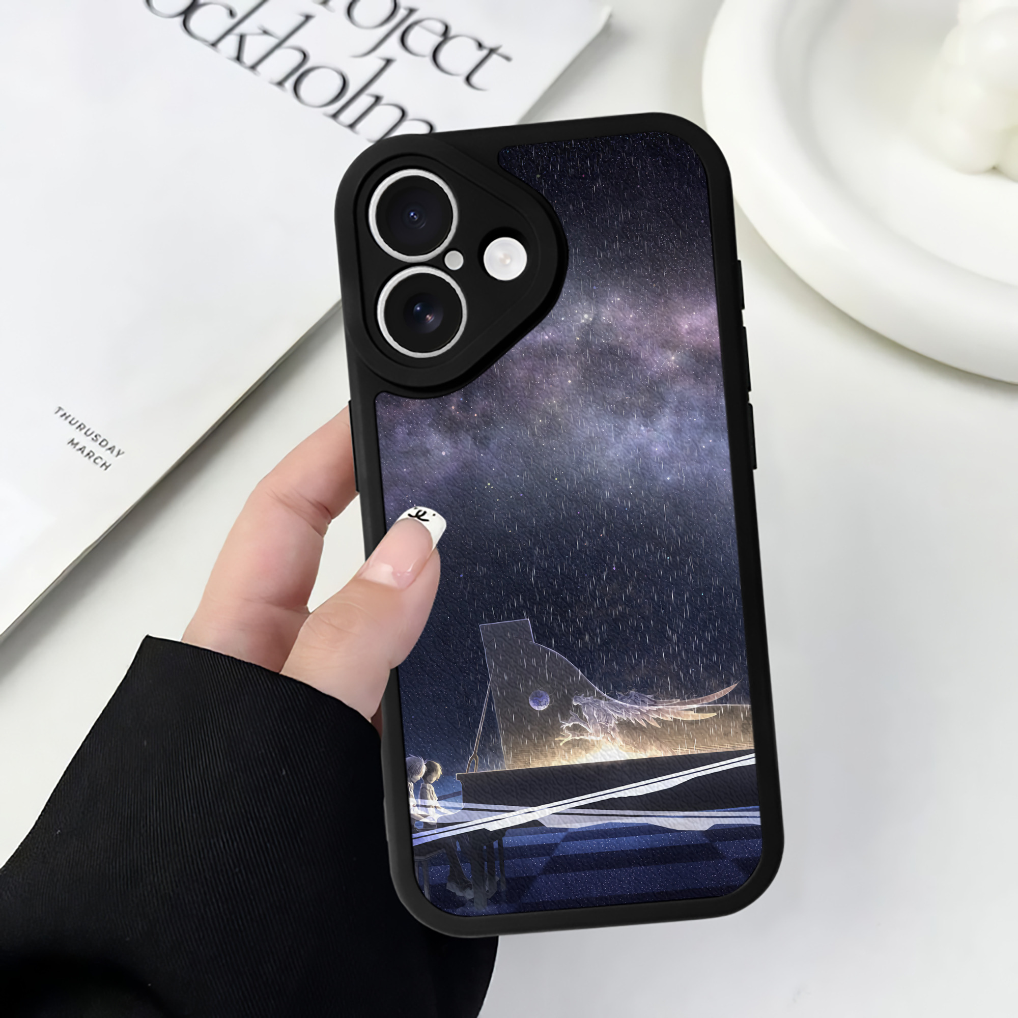 （画像用） EVA 新世紀エヴァンゲリオン 【iPhone 16シリーズ対応】シリコンスマホケース（レザー調） 材質：シリコン